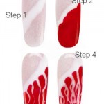 flame nail art